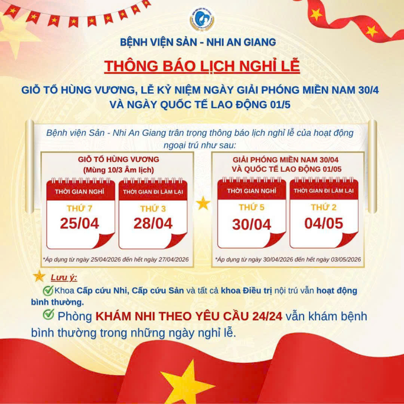 thong bao lich nghi le