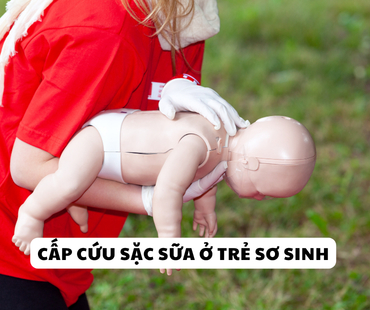 cap cuu sac sua o tre so sinh